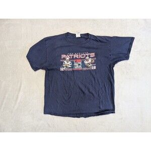 New England Patriots Graphic T-Shirt Tom Brady Corey Dillion XL Patriots Vintage